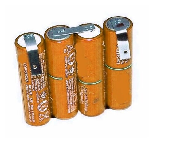 Panasonic AA Akku 4,8 V - 2000mAh 4S mit Lötfahne gelocht