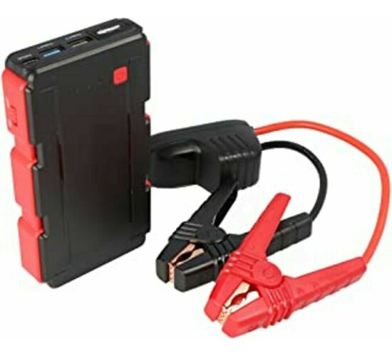 Kraftmax QC3000 Jumpstarter USB Starthilfe Auto Powerbank + Case, 86
