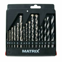 MATRIX  16-teiliges Bohrer-Set in  Aufbewahrungsbox f-...