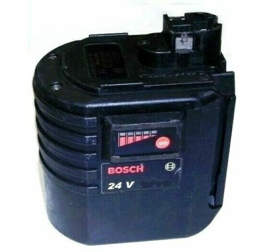Original Bosch Akku 24 V NiCd  Neubestückt mit 3 Ah  Panasonic Zellen N-3000