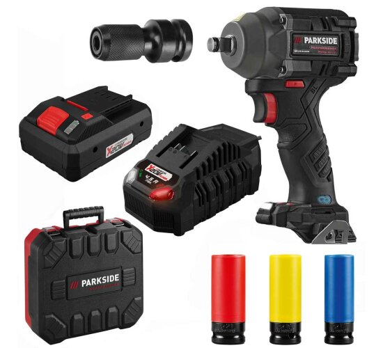 PARKSIDE Performance Drehschlagschrauber PPDSSA 20-Li, Smart Akku 4.0 Ah 1/4 Hex Adapter