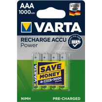 Varta Akku Ready2Use AAA Micro Ni-Mh Akku 1000 mAh 4er...