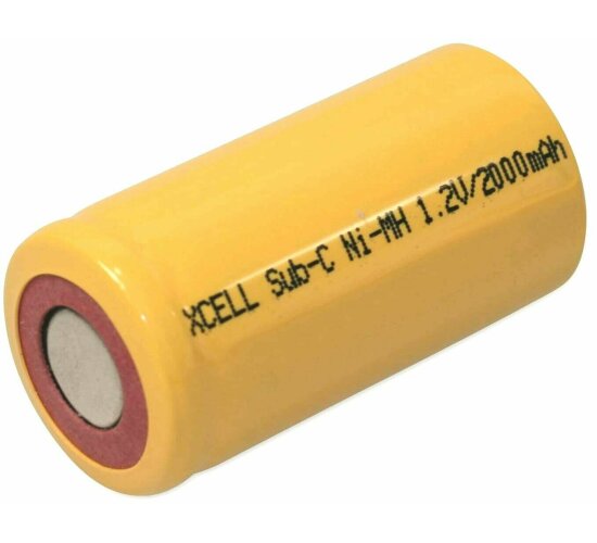 XCell Akku Sub-C 1,2V 2000mAh X2000SCR Hochstrom