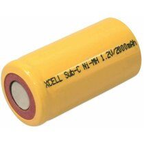 XCell Akku Sub-C 1,2V 2000mAh X2000SCR Hochstrom