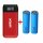 Xtar PB2S Ladegerät Powerbank QC3.0 PD3.0 Rot + 2 x Samsung Akku 5000 mAh