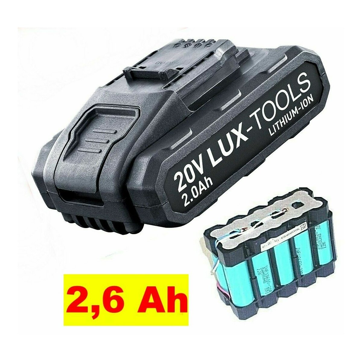Zellentausch für LUXTOOLS Akku 20 V ( Rasentrimmer ART20Li/26 ),