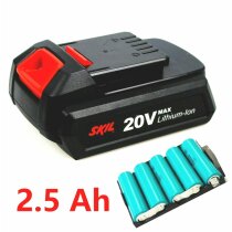 Zellentausch für Skil Akku 18 V ( 20 V max ) 1,5 Ah...