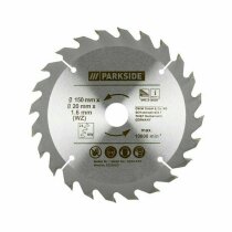 Parkside HM  150 mm x 20/16 x 24 Z Sägeblatt WZ TCT
