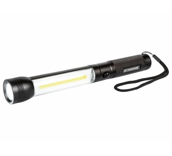 Taschenlampe Werkstattleuchte, mit Seiten-/ Frontlicht LED Akku/Batterie betrieb 3,6 V Alugeh&auml;use