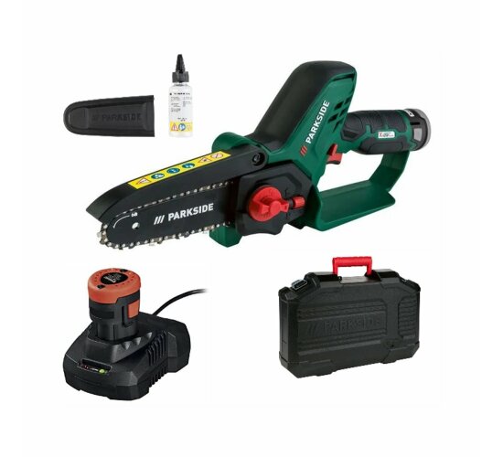 Parkside Akku-Einhand Kettensäge Gehölzschneider PGHSA 12V  Akku 2.0 Ah X12V