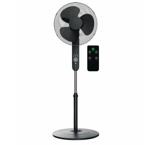 Standventilator »SSVF 45 mit Fernbedienung u. Timer (Schwarz)