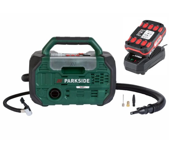 PARKSIDE Akku Kompressor / Luftpumpe 20 Volt PKA 20-Li +Akku 2.0 Ah + Ladegerät