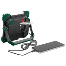 PARKSIDE LED Akku  Arbeitsstrahler  mit Blink / Warnblinklicht + Powerbank Funktion