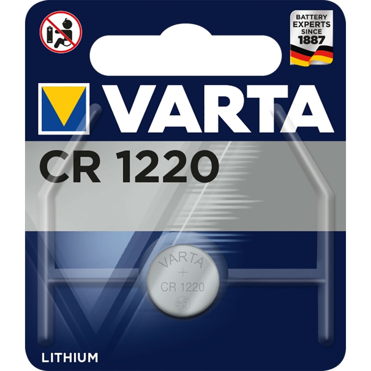 LiCB CR1220 Knopfzellen – 10 Stück, 3V Lithium, 40 MAh, Für Uhren, Autoschlüssel & Mehr