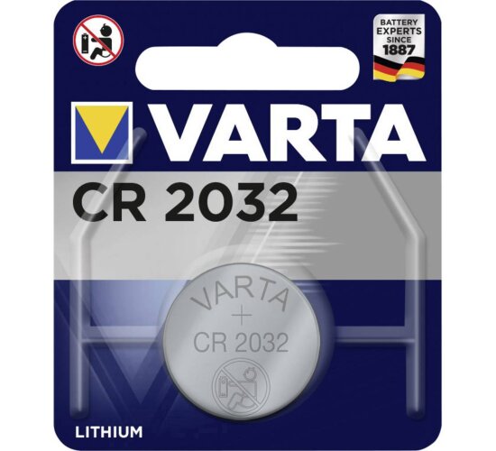 Varta CR2032 1er Blister 3V Batterie Lithium Knopfzelle VCR2032