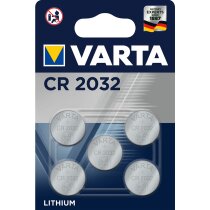 Varta CR2032 5er Blister 3V Batterie Lithium Knopfzelle...
