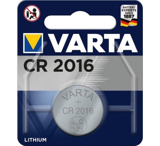 Varta CR2016 1er Blister 3V Batterie Lithium Knopfzelle 6016 VCR2016