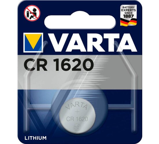 Varta CR1620 1er Blister 3V Batterie Lithium Knopfzelle 6620 VCR1620