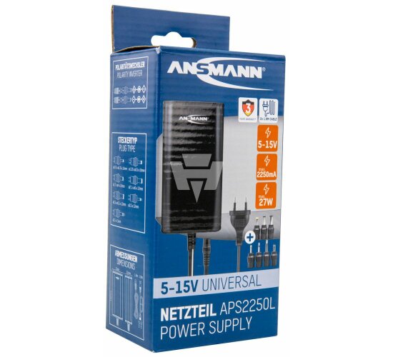 Ansmann APS 2250L Universal-Netzteil 5-15V