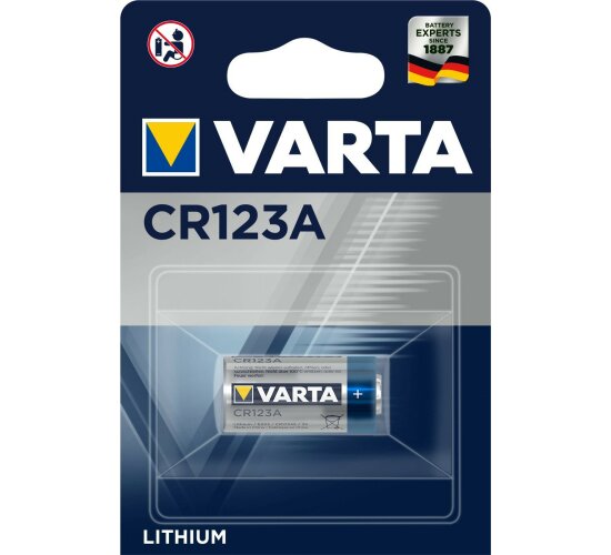 Varta CR123A 3 V Lithium 1er Blister 1430 mAh VCR123A Foto