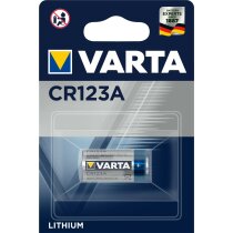 Varta CR123A 3 V Lithium 1er Blister 1430 mAh VCR123A Foto