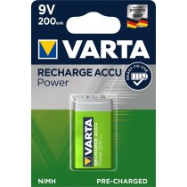 Varta 9V NiMH Akku 200mAh 1er Blister Ready To Use LR61...