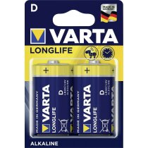 Varta Longlife D 1,5 V Mono Alkaline Batterie LR20 2er...