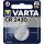 Varta CR2430 1er Blister 3V Batterie Lithium Knopfzelle 280 mAh 6430 VCR2430