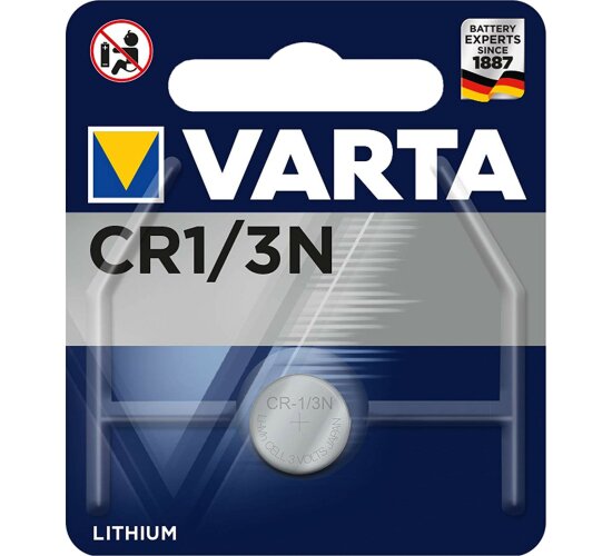 Varta CR1/3N Lithium Batterie 3 V 170 mAh 2L76 CR1 3N CR11108 1er Blister 6131