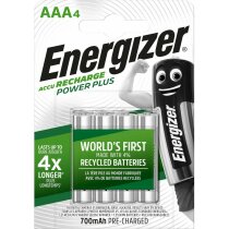 4x Energizer Power Plus AAA 700 mAh Akku (1x 4er Blister)...