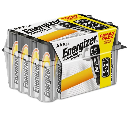 Energizer Alkaline Power Micro AAA Batterie Box 24 Stück