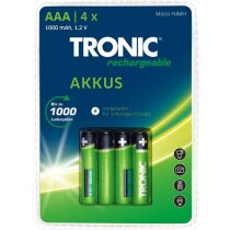 TRONIC Akku Ready 2 Use  4 Stück, -Ni-MH,...