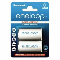 Panasonic Eneloop Adapter AA R6 nach C R14 für 1xAA...