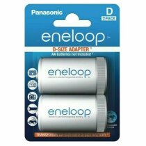 Panasonic Eneloop Adapter AA R6 nach D Mono Akku / Batterie