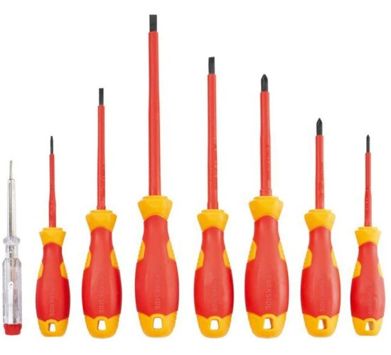 Parkside Elektro Schraubendrehersatz VDE, 8-teilig