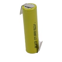 TP  ICR 18650- 3,6 V / 20 A 1500 mAh Akku mit Lötfahne Z