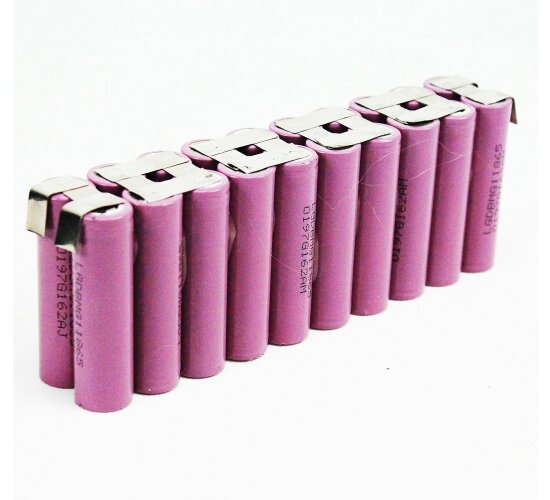 Akkupack 36 V Li-Ion 5.8 Ah 10S 2P BAK N18650CL 18650  - e-bike 5800  mAH