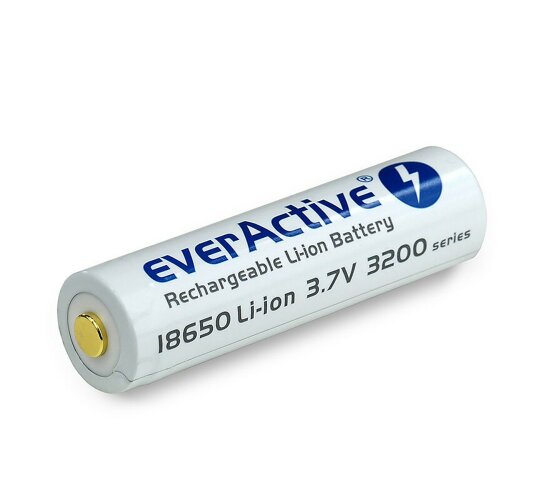 EverActive Micro USB 18650 - 3,7V 3200mAh (geschützt) - 7A