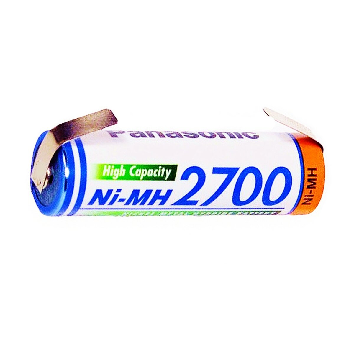 NiMH AA Akkus 2700mAh – Mit Lötfahne, Sehr Geringe Selbstentladung, Wiederaufladbar
