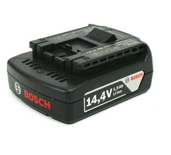 Bosch Professionel Akku GBA 14,4 V Neu Bestückt mit 1,5 Ah Li Compact