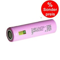 Samsung INR18650-35E 3,6V - 3500mAh 8,5 A Li-Ion Akku geschliffen