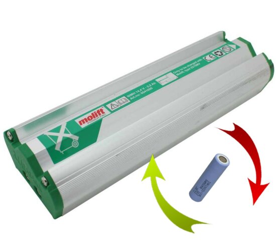 Akkureparatur Zellentausch Medizin Akku NiMH 14,4V 3000mAh für Molift Power Pac 0541000