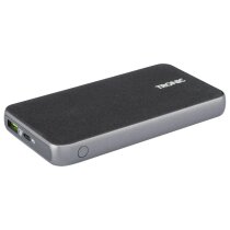 TRONIC Powerbank, 10000 mAh, mit Stoff ( schwarz  ) und...