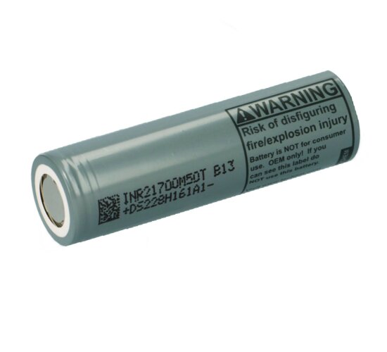 LG INR21700-M50LT 5000 mAh - 14.4A Akku Li-Ion