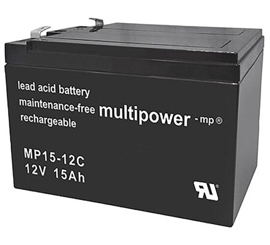 Multipower Blei-Akku MP15-12C Pb 12V / 15Ah Zyklenfest