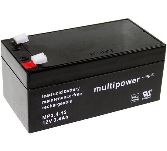 Multipower Blei-Akku MP3,4-12 Pb 12V / 3,4Ah