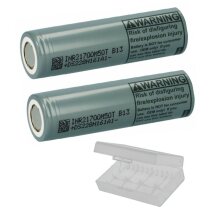 2 x LG INR21700-M50LT 5000 mAh - 14.4 A Akku 3,6 V Li-Ion...