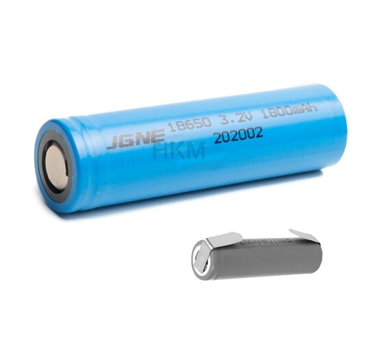 Akku JGNE 18650 1800mah -3,2 V - 5,4 A LIFEPO4 ( A123 ) mit Lötfahne U