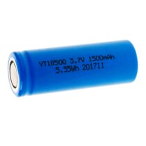 YT Akku 18500 Li-Ion 3,7V / 1500mAh 4.5 A