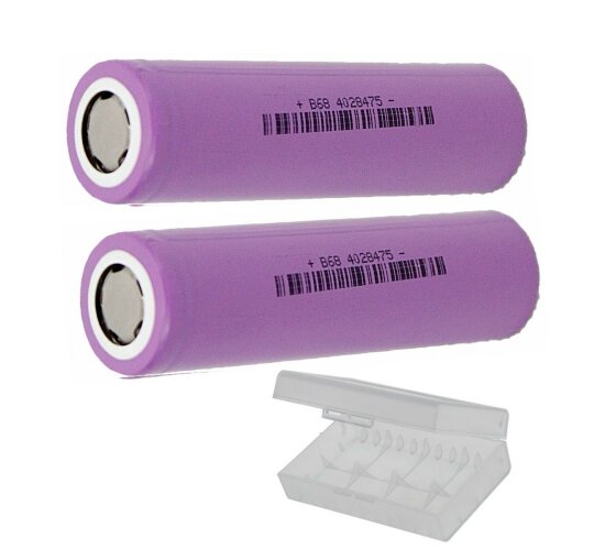 2 x BAK N21700CG - 50E 5000mAh - 10.2 A - 21700-50E Akku mit Transportbox